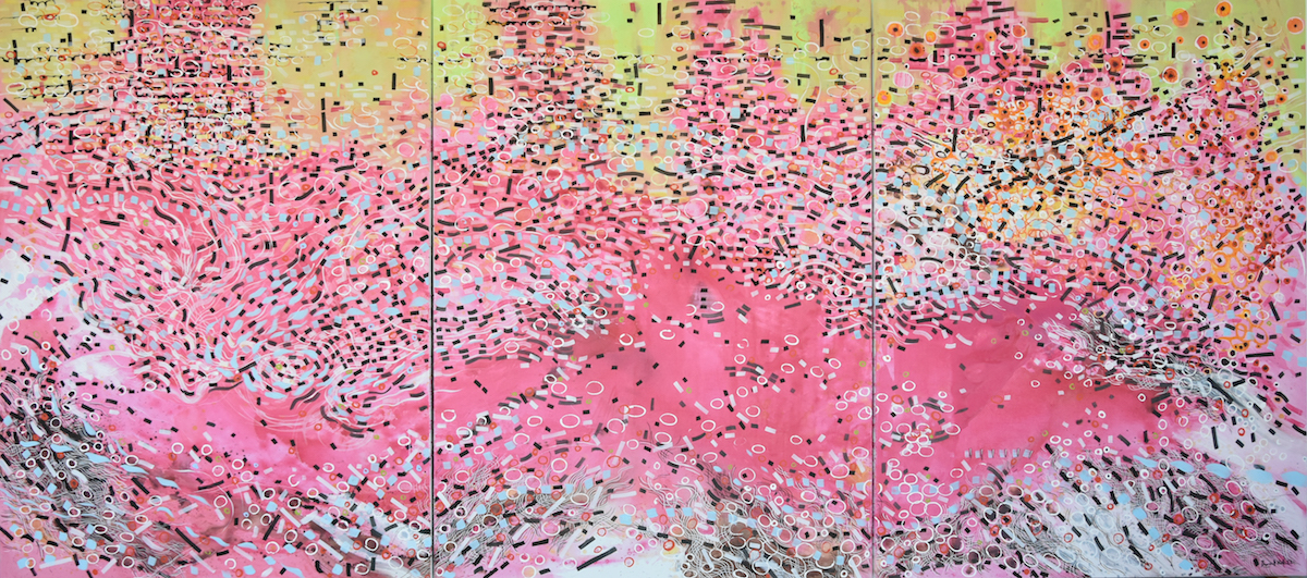 2022-In-Unison-acrylic-on-canvas-200-x-450-cm